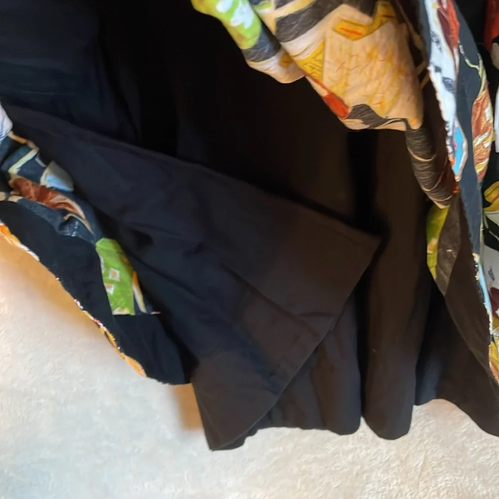 Diane Von Furstenberg Caranita Paris Themed Printed Pleated Skirt‎ size 2